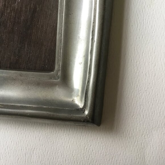 De Campos De Quevedo Portugal Pewter Wooden Photo Picture Art Frame - Picture 9 of 13